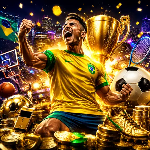 Bilhetes de loteria online sobre fundo escuro